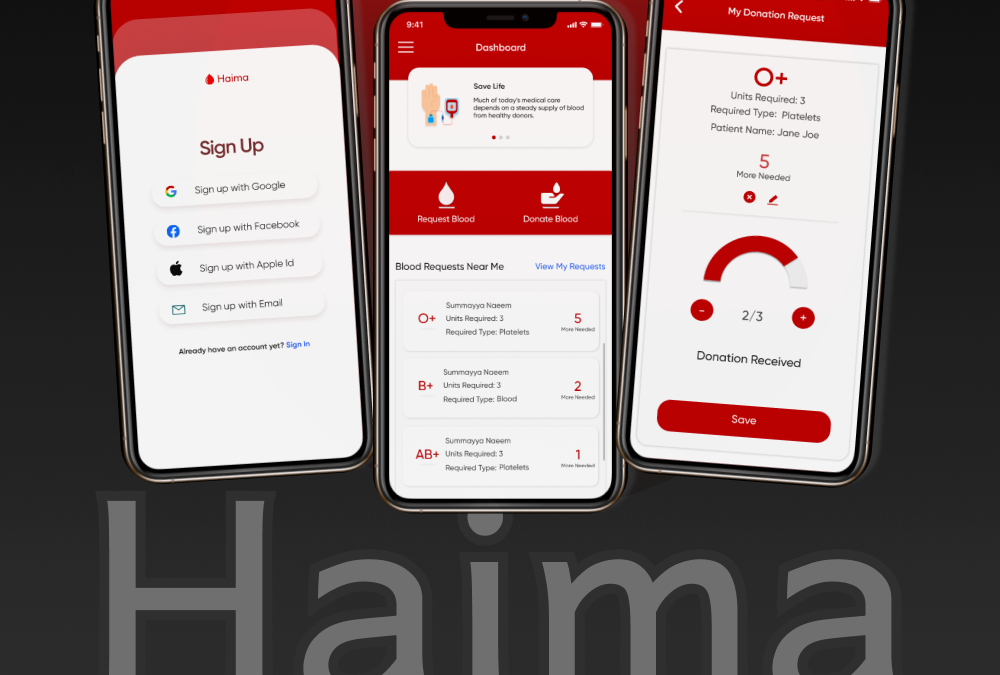 Haima – Blood Donation Platform