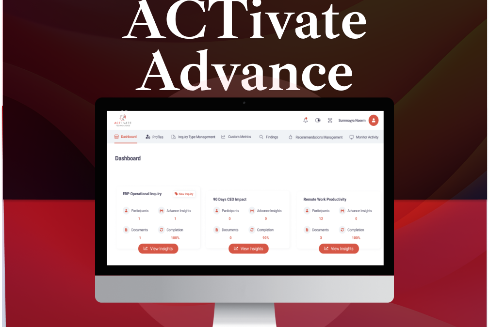 Activate Advance – Management Consulting Platform