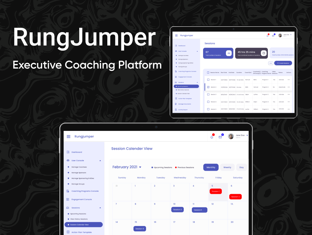 RungJumper – Executive Coaching Platform